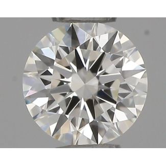 0.31 Carat Round G VVS1 EX IGI Natural Diamond