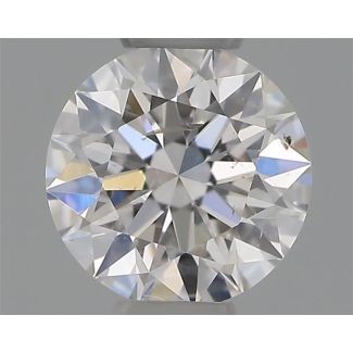 0.30 Carat Round E SI2 EX VG GIA Natural Diamond