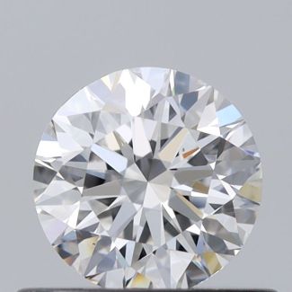 0.51 Carat Round D VS1 EX VG GIA Natural Diamond