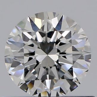 0.50 Carat Round F VS1 EX GIA Natural Diamond