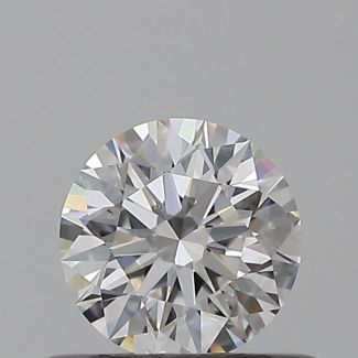 0.44 Carat Round E VS2 EX GIA Natural Diamond