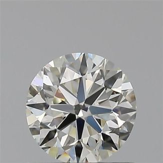 0.60 Carat Round H VS1 VG EX IGI Natural Diamond