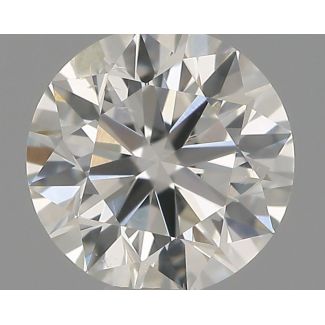 0.35 Carat Round F SI2 EX VG IGI Natural Diamond