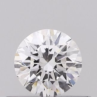 0.3 Carat Round E VVS2 EX GIA Natural Diamond