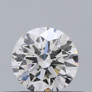 0.31 Carat Round I VS1 EX GIA Natural Diamond