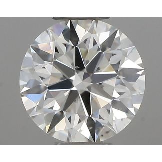 0.35 Carat Round H SI1 EX IGI Natural Diamond