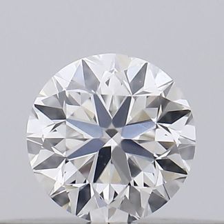 0.18 Carat Round F VS2 VG EX GIA Natural Diamond