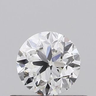 0.4 Carat Round F SI1 GD EX VG GIA Natural Diamond