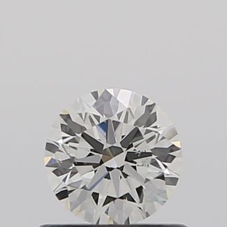 0.50 Carat Round J SI1 EX GIA Natural Diamond