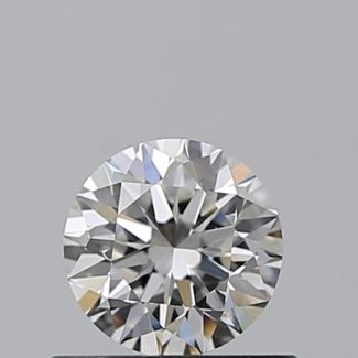 0.45 Carat Round H VVS2 VG EX GIA Natural Diamond