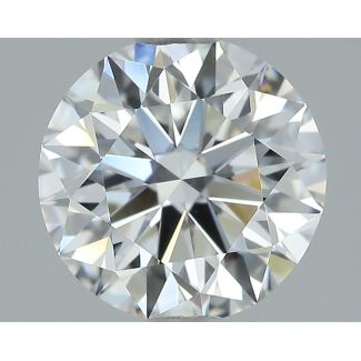 1.51 Carat Round E VVS2 EX GIA Natural Diamond