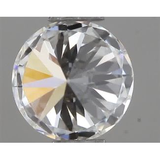 0.40 Carat Round F VVS1 EX GIA Natural Diamond