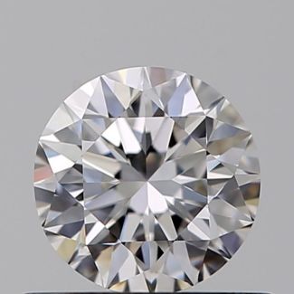 0.51 Carat Round F VVS2 VG GIA Natural Diamond