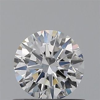 0.51 Carat Round E VS2 EX GIA Natural Diamond