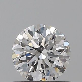 0.56 Carat Round D FL EX GIA Natural Diamond