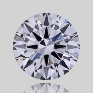 0.5 Carat Round F VVS2 EX GIA Natural Diamond