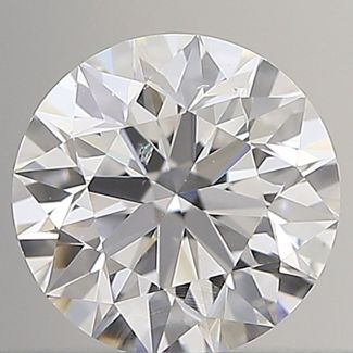 0.45 Carat Round D SI1 EX GIA Natural Diamond