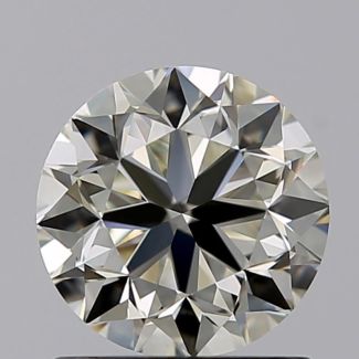 1.00 Carat Round K VVS1 VG EX GIA Natural Diamond