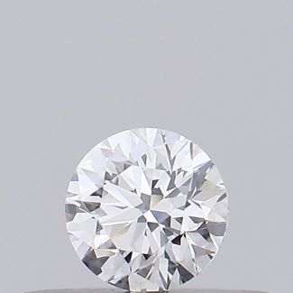 0.2 Carat Round D VVS1 EX GIA Natural Diamond