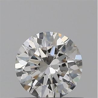 0.45 Carat Round F SI1 EX GIA Natural Diamond