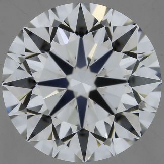 0.62 Carat Round E VVS1 EX GIA Natural Diamond