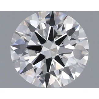 0.34 Carat Round G VVS1 EX GIA Natural Diamond