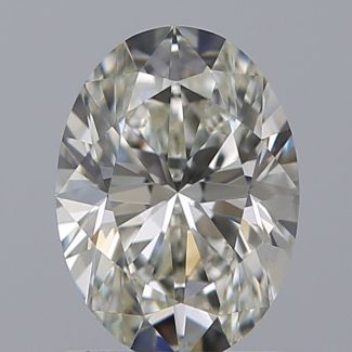 1.01 Carat Oval J VVS1 - EX GIA Natural Diamond