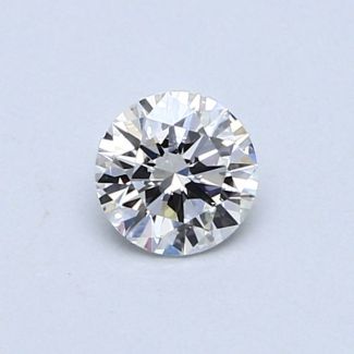 0.43 Carat Round G VVS2 EX VG GIA Natural Diamond