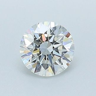 0.56 Carat Round H VVS2 EX GIA Natural Diamond