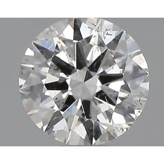 0.5 Carat Round H SI2 EX GIA Natural Diamond