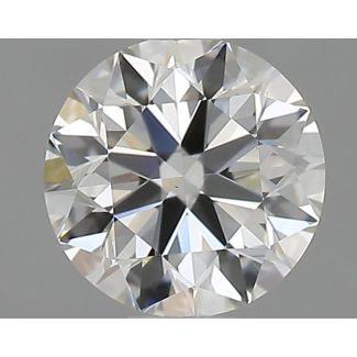 0.52 Carat Round G VS1 EX GD GIA Natural Diamond