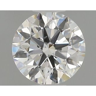 0.5 Carat Round H VS2 EX GIA Natural Diamond