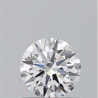 0.71 Carat Round D VS2 EX GIA Natural Diamond