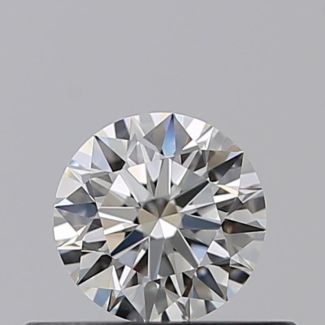 0.30 Carat Round I VVS2 EX GIA Natural Diamond