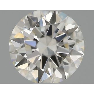 0.5 Carat Round H VVS1 EX IGI Natural Diamond