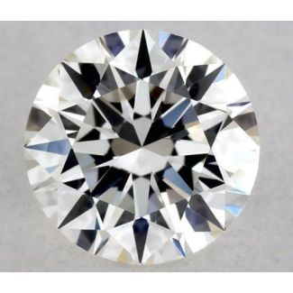 0.5 Carat Round H VVS1 EX GIA Natural Diamond