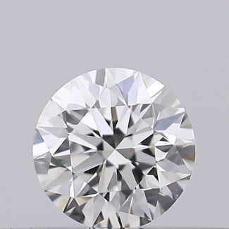 0.2 Carat Round F VVS2 EX GIA Natural Diamond