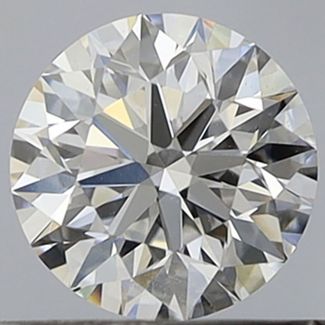 0.6 Carat Round D VS2 EX GIA Natural Diamond