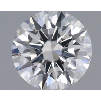 0.34 Carat Round E VVS1 EX GIA Natural Diamond