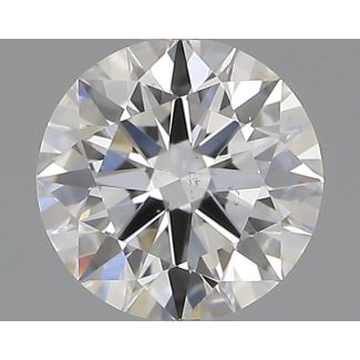 0.36 Carat Round F SI1 EX GIA Natural Diamond