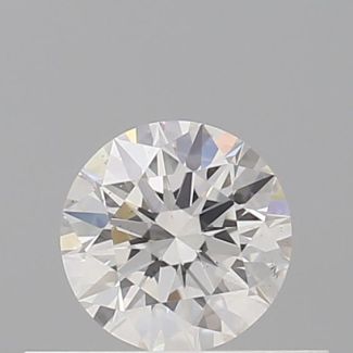 0.36 Carat Round E SI1 EX GIA Natural Diamond