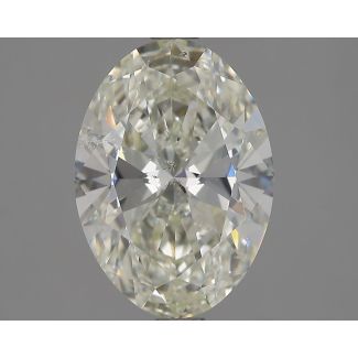 2.50 Carat Oval K SI1 - EX GIA Natural Diamond