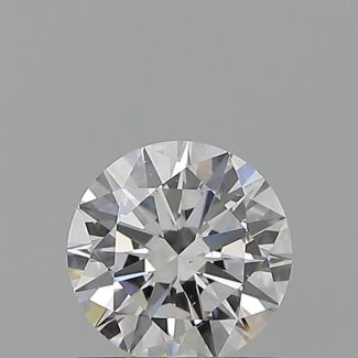 0.64 Carat Round F SI1 EX GIA Natural Diamond