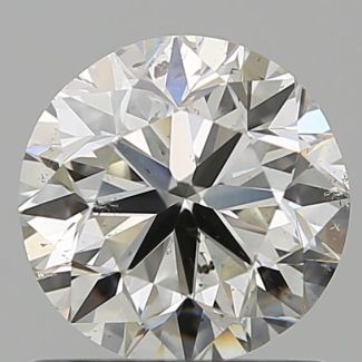 1.00 Carat Round I SI1 VG EX GIA Natural Diamond