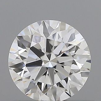 0.46 Carat Round E VVS2 EX GIA Natural Diamond