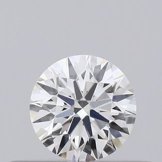 0.26 Carat Round F VS1 EX GIA Natural Diamond