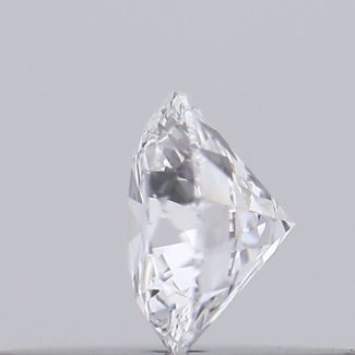 0.18 Carat Round D VVS2 EX VG GIA Natural Diamond