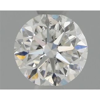 0.50 Carat Round G SI1 GD EX VG GIA Natural Diamond