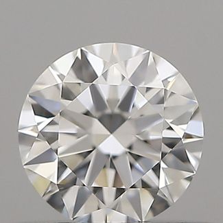 0.4 Carat Round F VVS2 EX GIA Natural Diamond