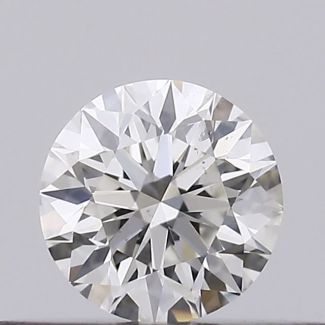 0.23 Carat Round H SI1 EX GIA Natural Diamond